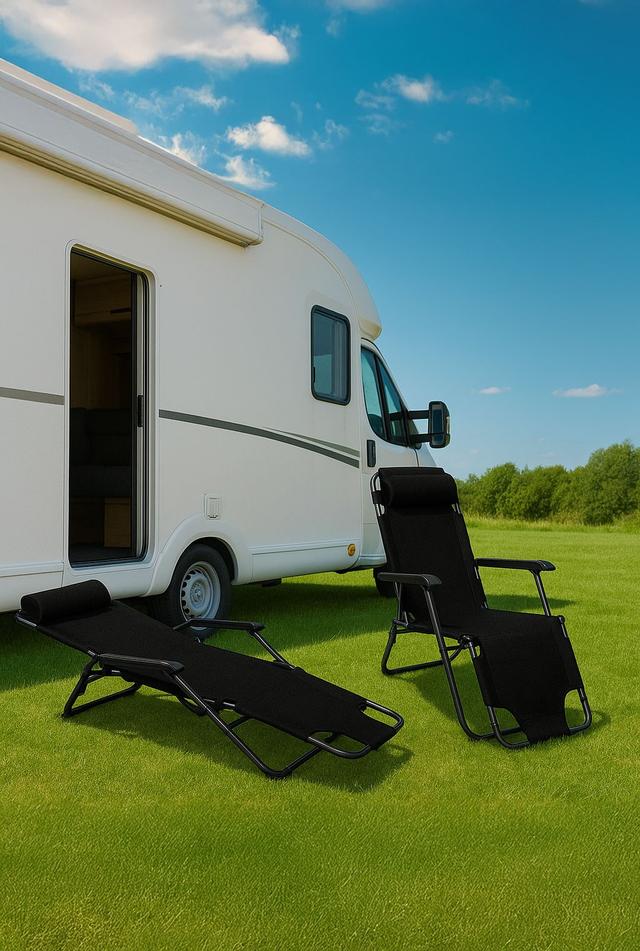 Folding Portable Camping Chairs Loungers -