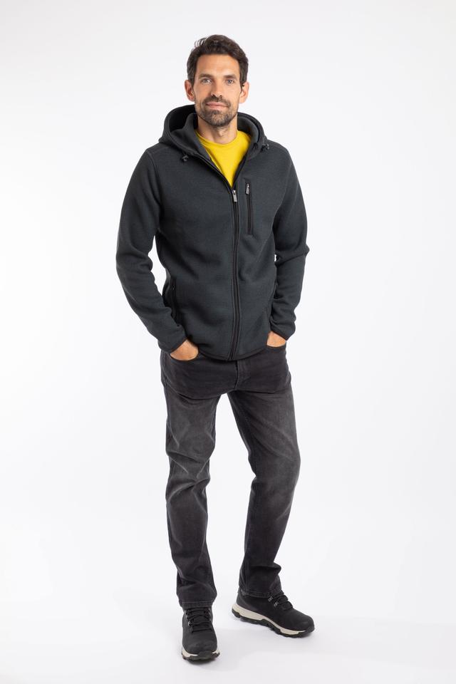 Lockie Mens Full Zip Bonded Fleece Hoodie -