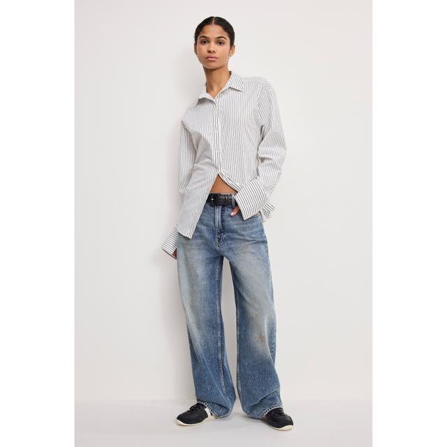 Women's Good Low Rise Baggy Jeans | Indigo, Size 2 | Good American by Khloé Kardashian