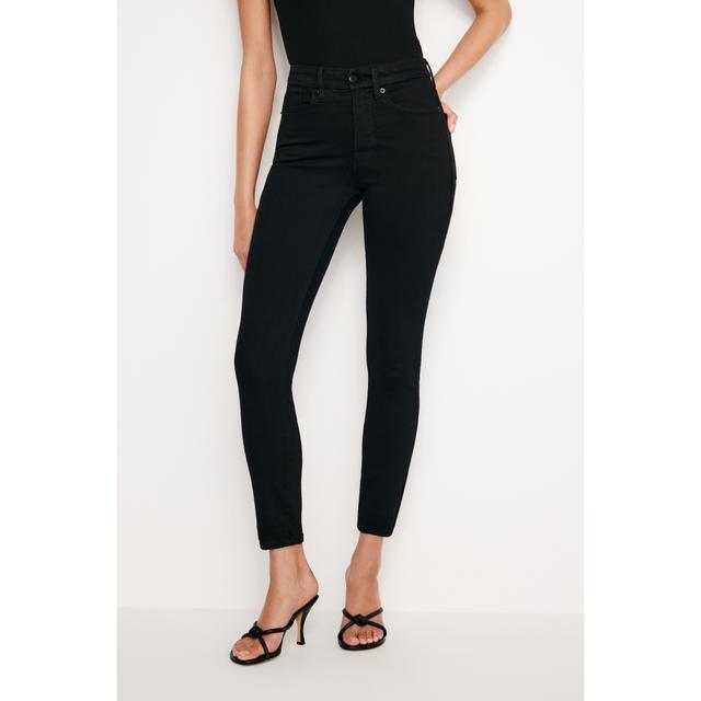 Women's Good Legs Crop | Black, Size 18 Plus | Good American by Khloé Kardashian