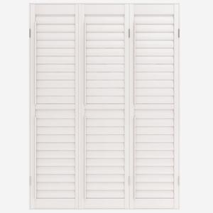 Shutters - Serranda Cotton White Plantation Window Shutter Blind
