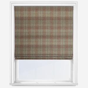 Roman Blinds - MOON Smyth Sage Red Roman Blind