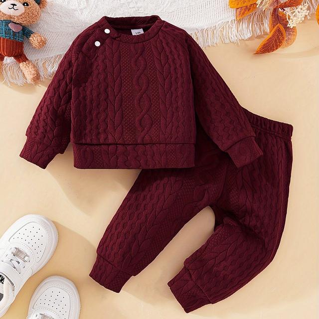 TEMU Conjunto de Cores Sólidas, Perfeito para o Exterior