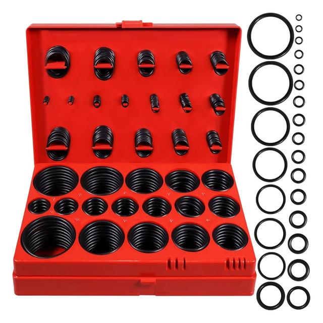 TEMU 419 Pcs Universal Metric O-ring Kit,32 Sizes -n 70a Ring Assortment Set For Car Auto Faucet Plumbing Pressure Washer Air Or Gas Sealing Repair Resist
