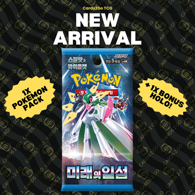 TEMU Cards - Pack 1x Sealed Authentic Korean + Bonus Holographic Card!