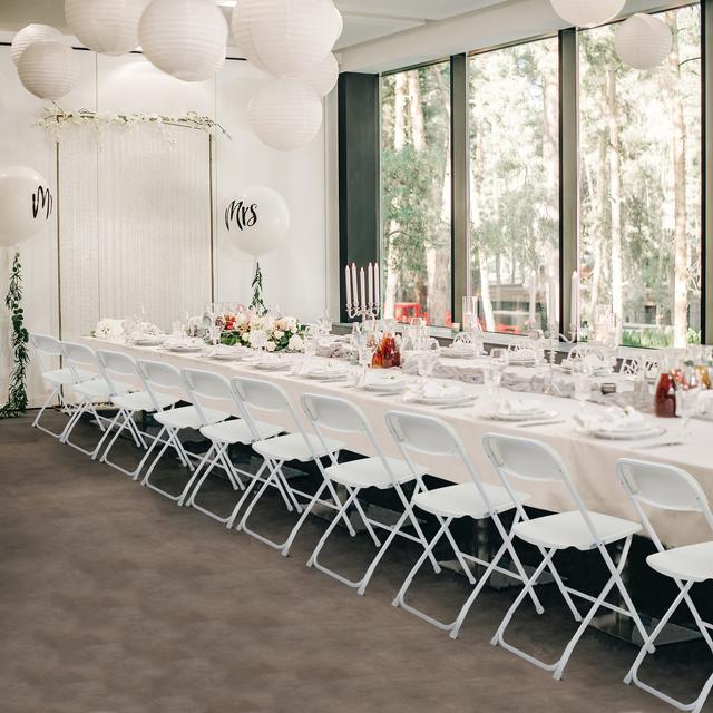 TEMU 10pcs Classic Garden Plastic Folding Chair