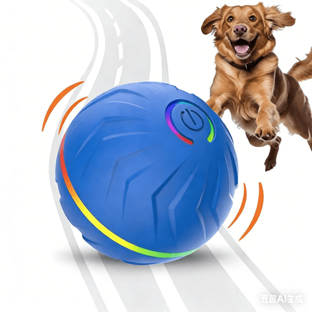TEMU Pelota de salto de gravedad inteligente para mascotas, juguete eléctrico de gran venta, pelota de automática para gatos y perros, de depresión