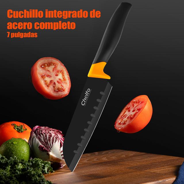 TEMU Cuchillos de cocina multifuncionales, cuchillos para , acero inoxidable, cuchillos de acero - pulgadas, también se aplican a suaves, artículos de cocina