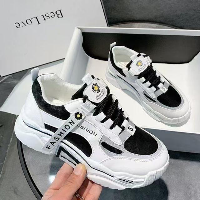 TEMU Zapatos deportivos para mujer con suela gruesa y resistente al desgaste, luminosos de noche, zapatos deportivos de moda y para correr y tenis.