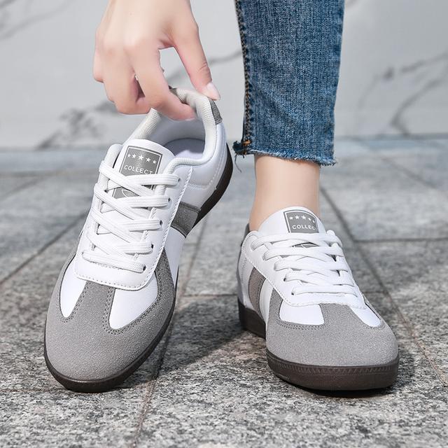 TEMU Zapatos de mujer 2025 Casual Elegantes Planos Cómodos con Cordones Antideslizantes con Retro Transpirables Zapatos de tenis adecuados para caminar y correr Zapatos deportivos para mujer
