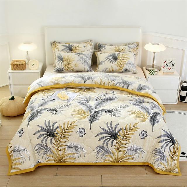 TEMU Duvets de enfriamiento ultra-suaves, , transpirables y amigables con la piel con diseño floral los diseños impresos estacionales - Ideales para dormitorios, habitaciones y sofas con sofas.