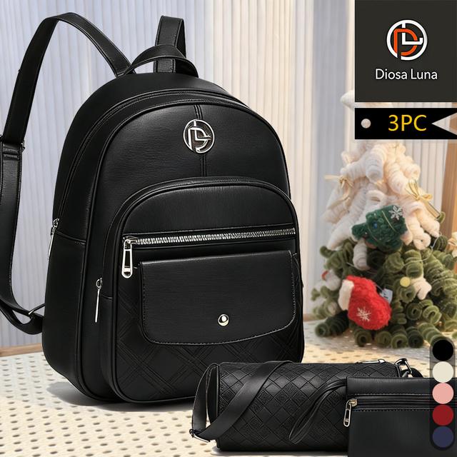 TEMU Mochila para Mujer Moderna, Set de Mochilas Elegantes, Ideal para Salidas Diarias, Trabajo y , Bolsos Elegantes para Mujer, Bolsos de Mujer en Oferta
