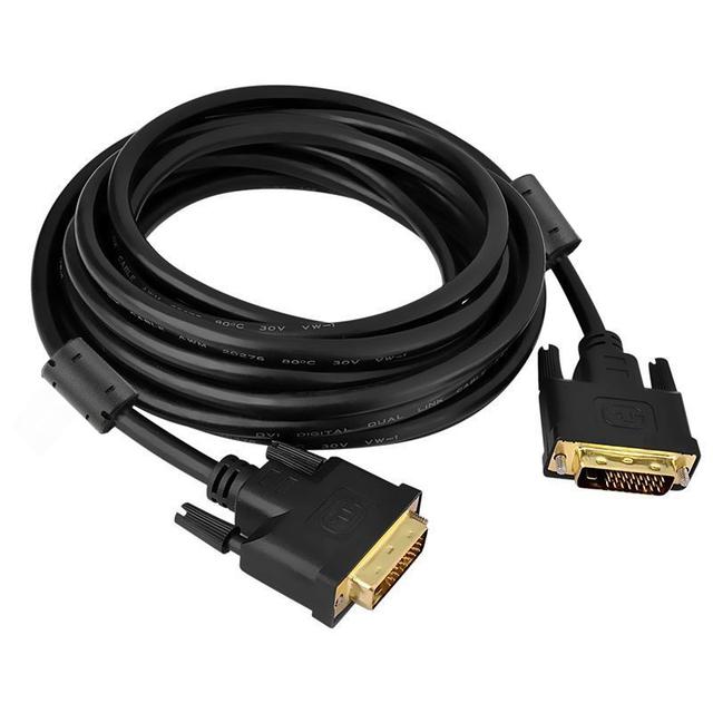 TEMU Brand New Dvi To Dvi-d Cable Male M/m 6ft Video Cord Connector