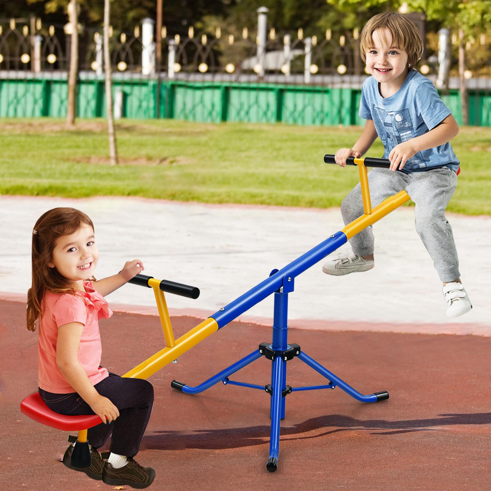 TEMU Costway Kids , 360 Degree Swivel - With Stopper Legs, Outdoor For Backyard And Playground