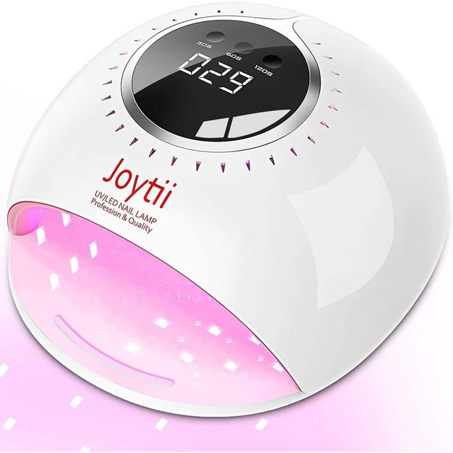 TEMU Uv Light For Nails, 82w Uv Led Nail Lamp With 3 Timers, Automatic Sensor Nail Dryer For Regular Polish, Lcd Display Gel Nail Light, Curing Lamp For Manicure And Pedicure, White