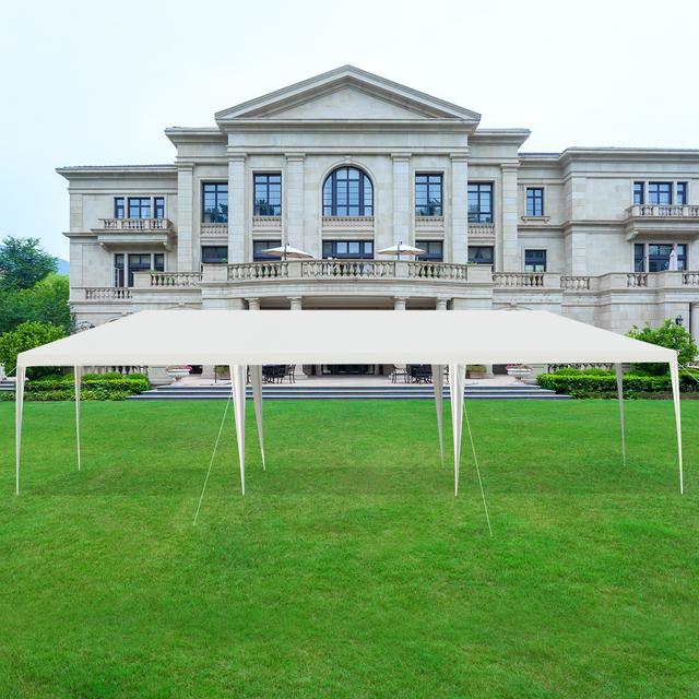 TEMU Costway 10 X 30 Feet Outdoor Event Tent, Large Size Canopy For Wedding Barbecue Picnic Camping, Shade Gazebo, Suitable For Putting In Backyard Garden Patio Lawn