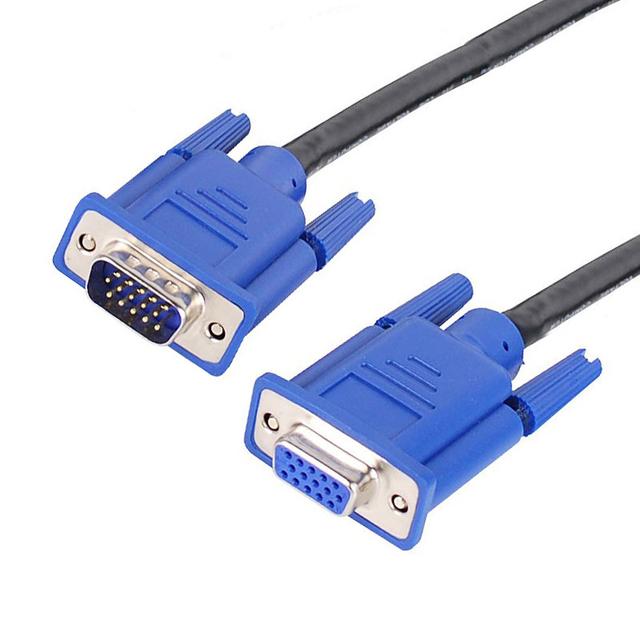 TEMU Vga Male To Female Extension Cable Video Led Monitor Wire M-f 10ft 10 Ft