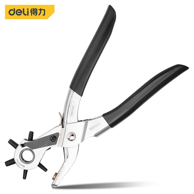 TEMU Deli 9" Leather Hole Punch
