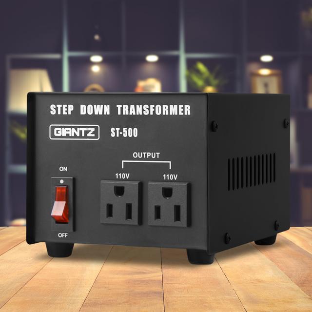 TEMU Giantz 500w 240v To 110v Step Down Stepdown Transformer Voltage Converter Au-us
