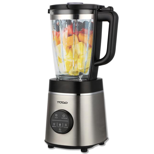 TEMU 1.75l Blender 1000w Glass Jar Adjustable Speed Stainless Steel Body