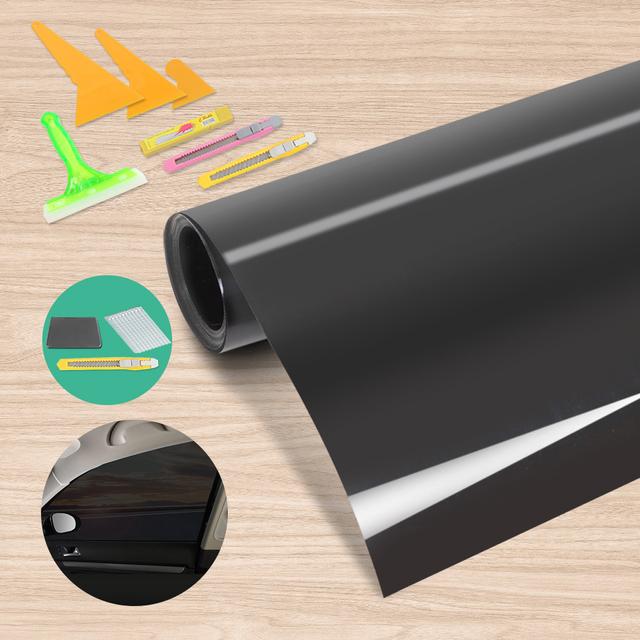 TEMU Giantz Window Tint Film Black Roll 5% Vlt Home 100cm X 30m Tinting Tools Kit