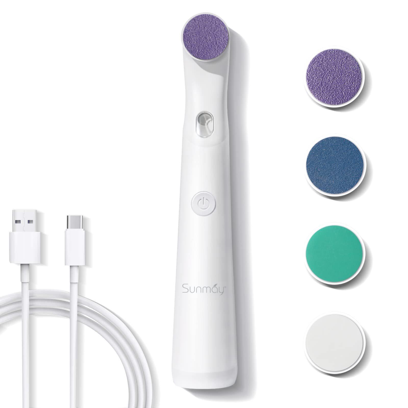 TEMU Sunmay【電動ネイルマシン 4in1多機能 USB充電式】電動ネイルケア キットネイルポリッシャー 爪磨き 爪やすり 爪ケア 研磨 回転式 快速形作り ネイルマシン ネイルケア 二段階スピード 高速回転 子供 赤ちゃん 安心安全 介護用品 //甘皮処理/角質除去/手足兼用 家庭/サロンに適用 日本語説明書付き
