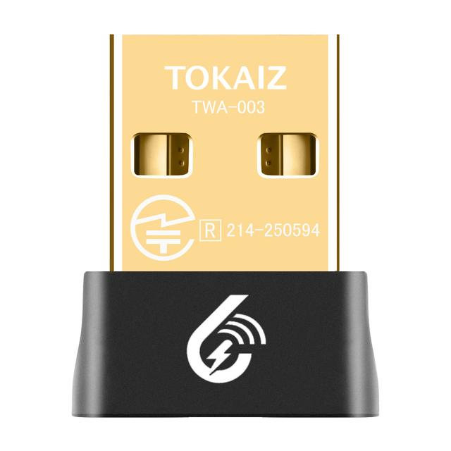 TEMU TOKAIZ公式 Wi-Fi6 無線LAN 子機 USB アダプター 小型 AX対応 MU-MIMO OFDMA搭載 高速通信 600+286Mbps 5GHz/2.4GHz デュ Windows11/10対応 無線LANアダプター TWA-003