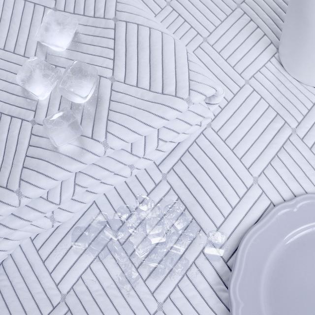 TEMU 듀라론 여름 냉감패드 Q-MAX 0.439 냉감 침대패드 쿨매트 쿨패드 쿨링매트 쿨링패드 고정밴드형 바닥매트 바닥패드