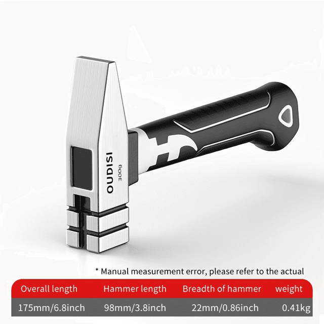TEMU 고탄소강 팔각 해머 가정용, 미끄럼방지 & 인체공학 핸들, 목공/인테리어/비상용 강력 내구성