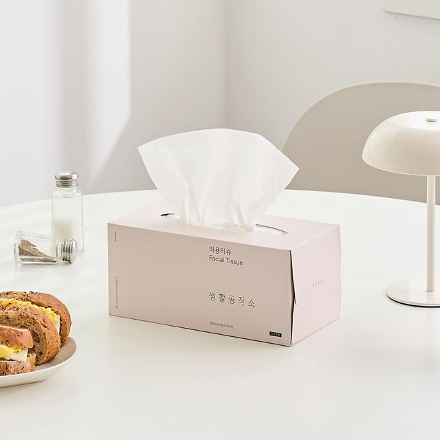 TEMU 3+3 부드러운 각티슈 미용티슈 220매 3팩 x 2개 (총6팩)