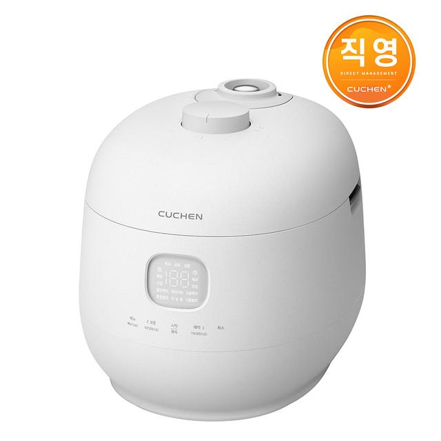 TEMU 쿠첸 브레인 풀스텐 듀얼프레셔 6인용 IH전기압력밥솥 퓨어화이트 CRH-TWS0610MW