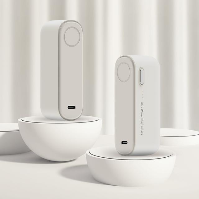 TEMU 휴대용 충전식 전자 핫팩 대용량 듀얼 마그네틱 손난로 보조배터리 겨울 캠핑 사무실용 온열기 빠른 발열 지속 사용 따뜻한 겨울 필수템|보조배터리