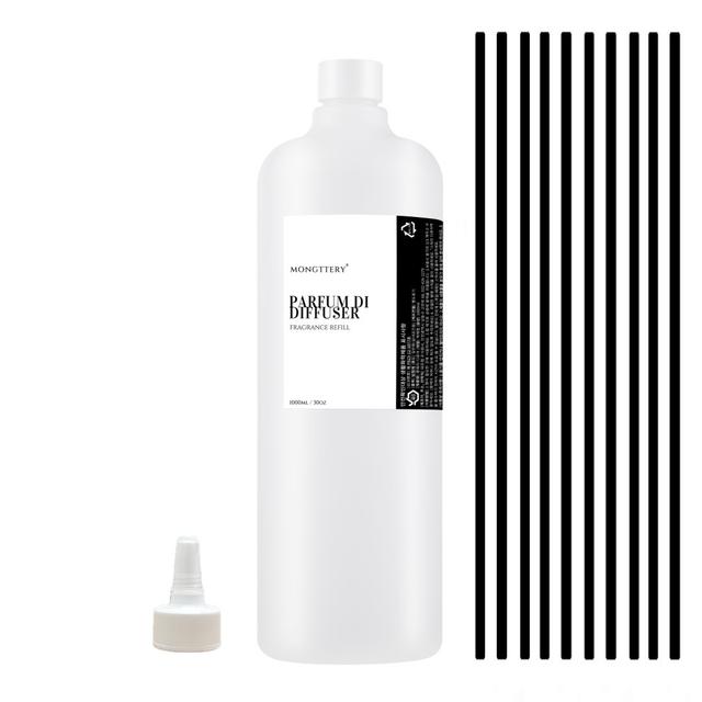 TEMU 몽때리 데일리 디퓨저 리필액 1L+섬유스틱 10개