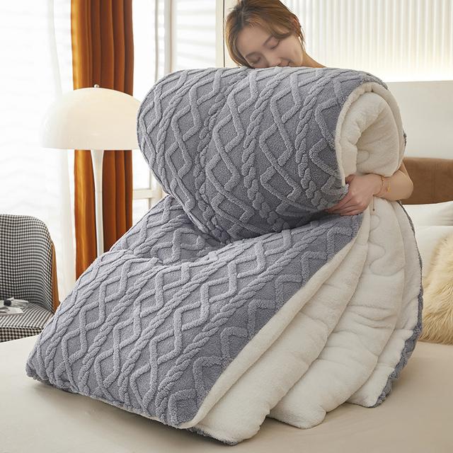 TEMU 겨울 필수 두꺼운 차렵이불 포근하고 따뜻한 숙면 아이템