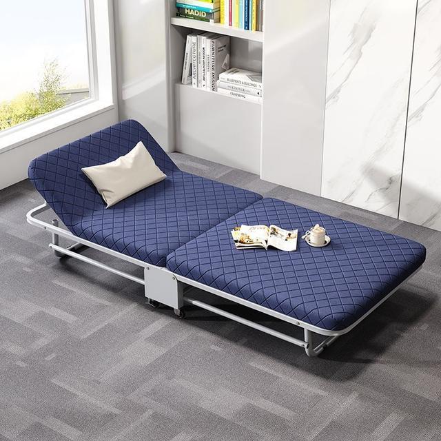 TEMU 뉴 침대 1인용 고급 접이식침대 사무실 이동식 침대 낮잠 싱글침대