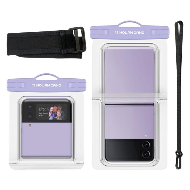 TEMU z플립 방수팩 최고 방수 IPX8 등급 수심 10m 가능 넥스트랩 암밴드 몰놀이 여행 바캉스 필수 아이템