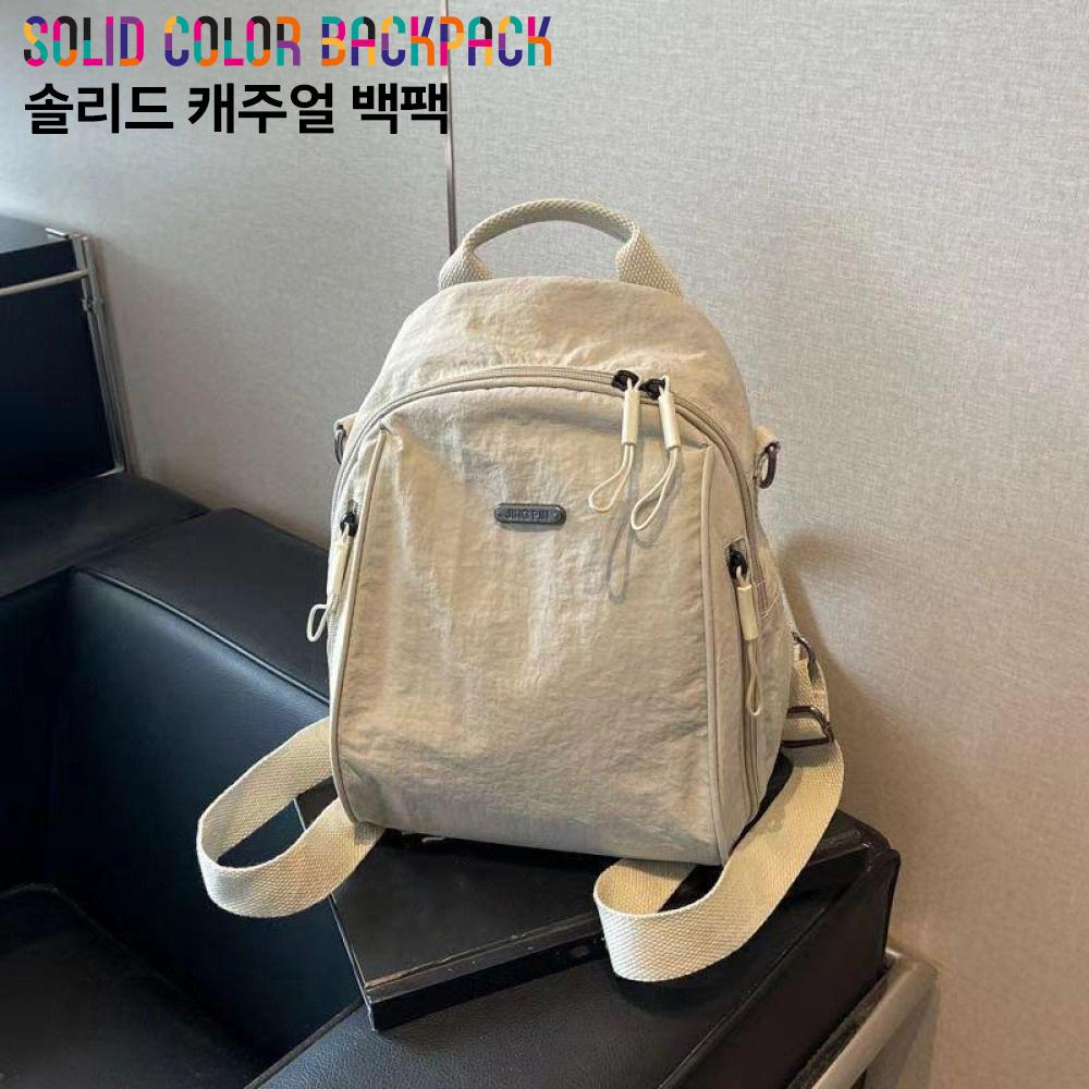 TEMU 나일론 미니 백팩 0.43kg 3WAY 멀티가방 여성용 토트/숄더/백팩 (22cm 소형 나일론 원단) 초경량 데일리 캐주얼 가방 대학생 출근용 필수 아이템