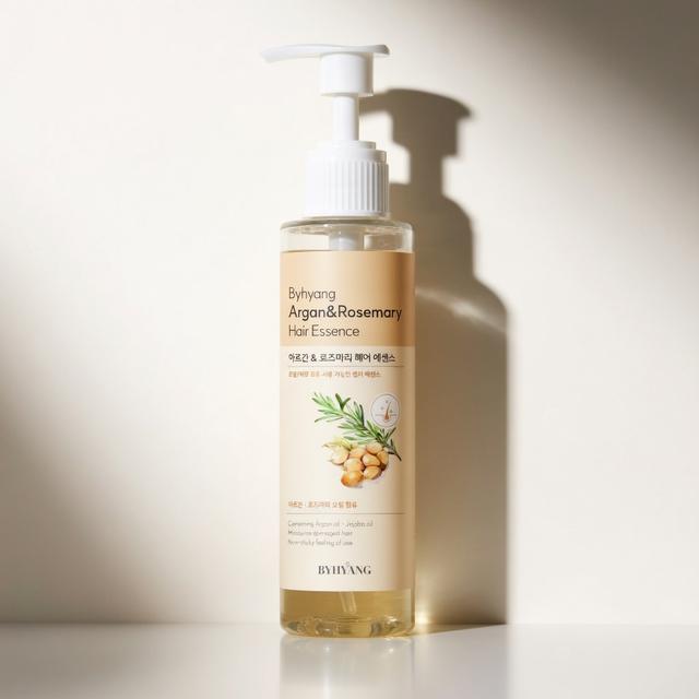 TEMU 바이향 모발·두피 케어 헤어 멀티 에센스 아르간&로즈마리 160ml