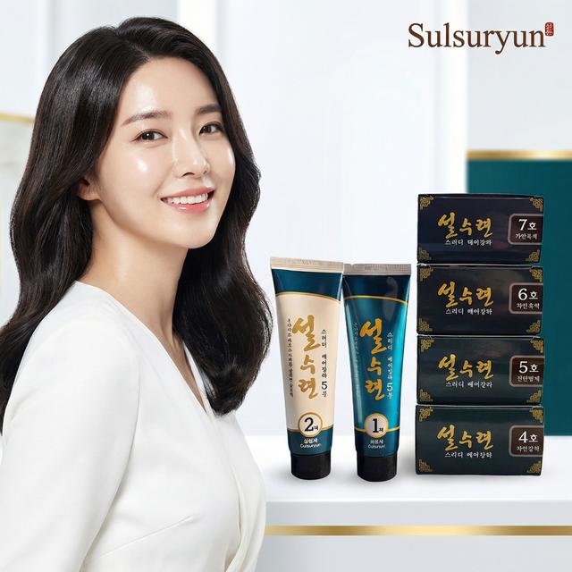 TEMU 5분순삭 설수련 스피드 염색약 새치