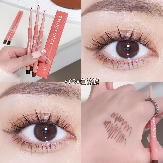 TEMU 연브라운 사선 아이라이너 눈매 확장 지속력 좋은 데일리·학생 메이크업 필수