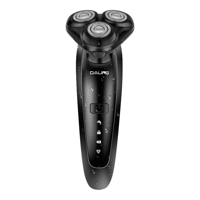 TEMU Barbeador Elétrico Profissional DL-9273 - Shaver , Recarregável USB, Lâminas de Aço e .