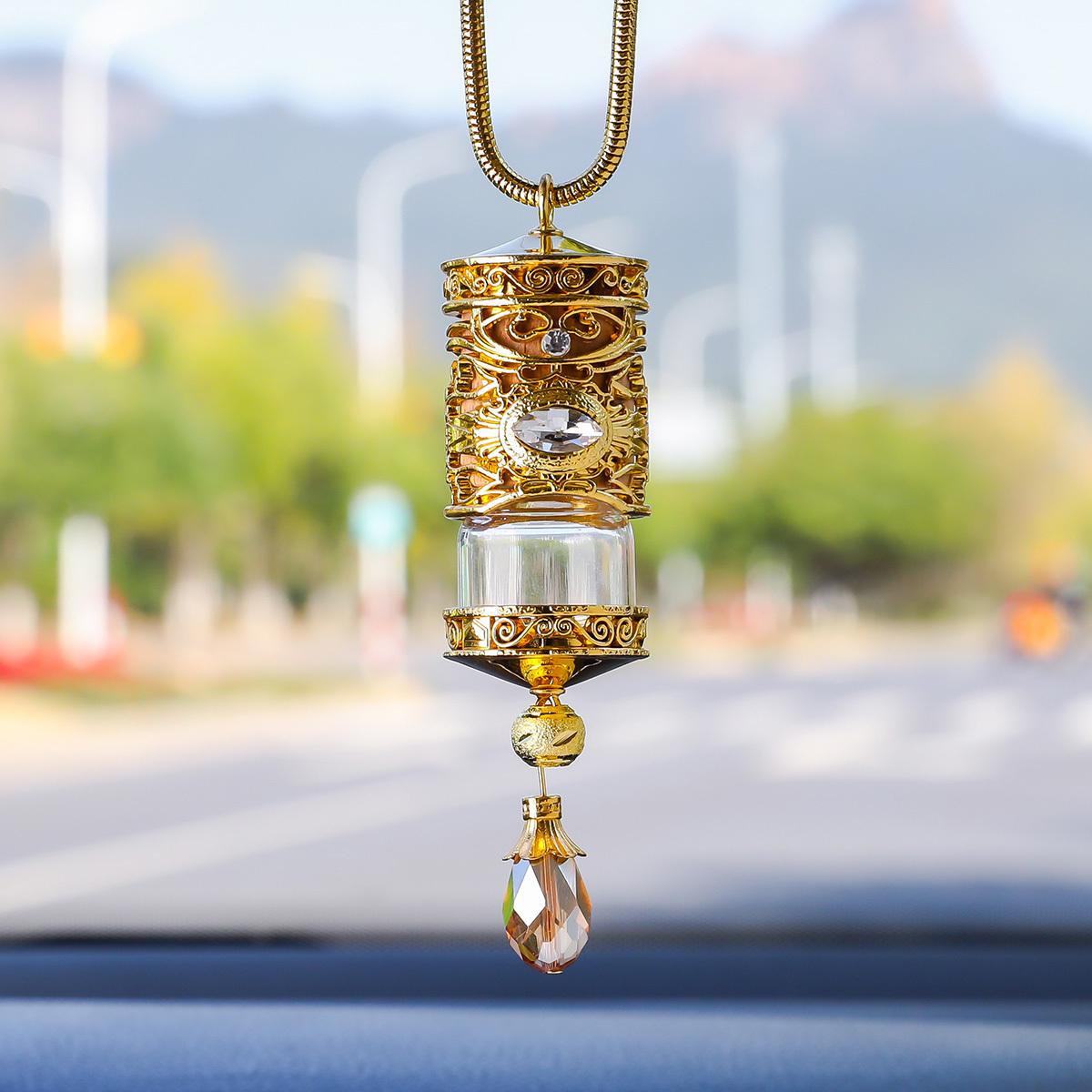 TEMU Eid ! Parfum pour , pendentif vide en de bouteille, flacon de parfum en , décorations intérieures de , accessoires de