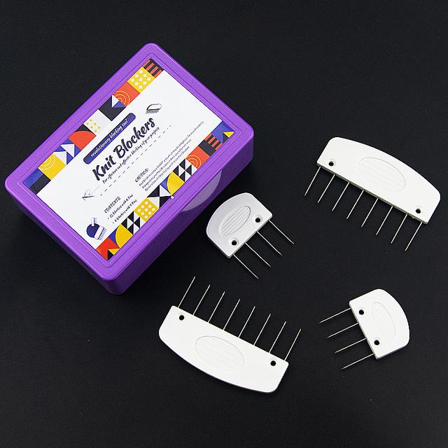 TEMU 20/40pcs Knitting Blocks And Needles Kit, Knitting Blocks Combs For Blocking Knit Crochet, Lace Needlework Projects, Blocking Mats For Knitting Pads