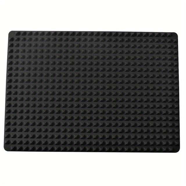 TEMU 1pc Silicone Pyramid Cooking Mat For Baking, Microwave Oven, And Pastry - Easy And Durable