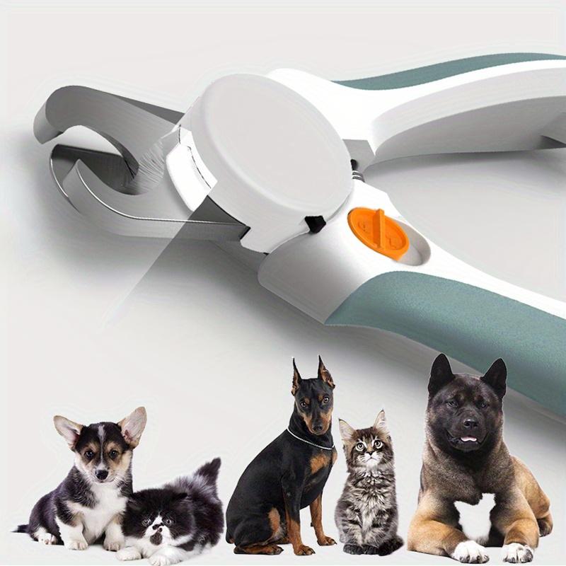 TEMU Ihotku Nail Clippers | Heavy Duty Stainless Steel Nail Trimmers With Safety Guard And Led Light For , Battery Powered With Non-rechargeable Button Battery