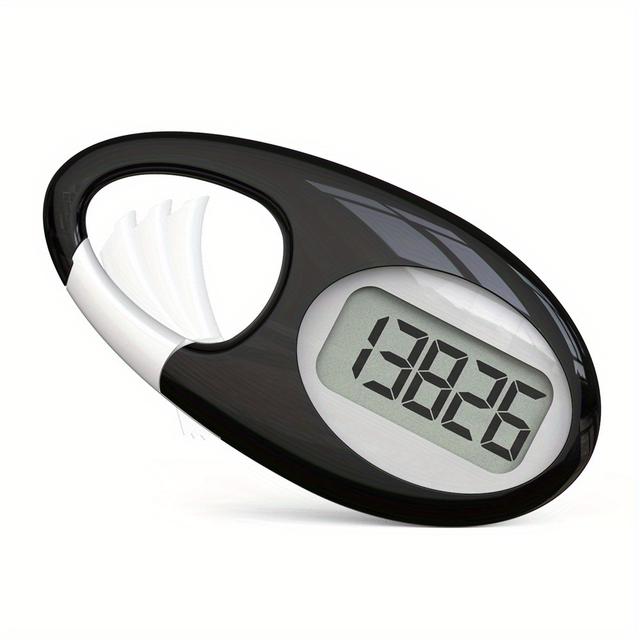 TEMU Simple 3d Step Counter, Walking Pedometer, Steps With Neck Lanyard For Men Women Teens Adults Seniors