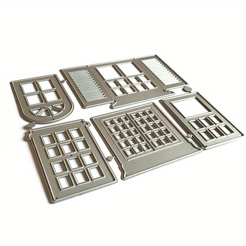 TEMU Window Metal Cutting Dies Stencils Diy Scrapbooking Album Paper Card Stencils Dies Eid Mubarak