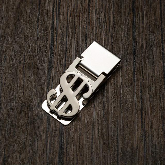 TEMU Money Clip For Cash And Credit Cards Money Holder Clip For Men Minimalist Money Clips Credit Card Holder Wallet Stainless Steel Money Clip