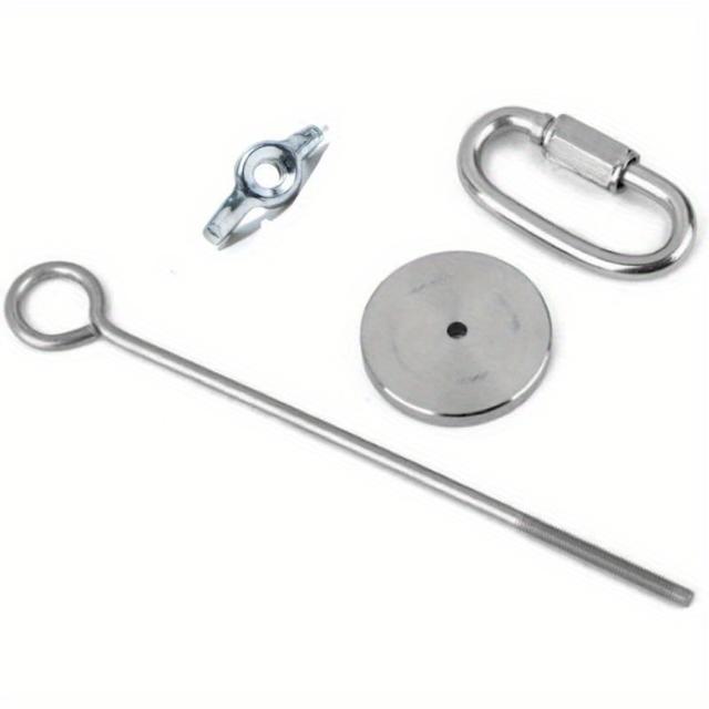 TEMU Stainless Steel Hanging Bird Feeder Fork - Durable Parrot And Small Bird Cage Additions, Ideal For Fruit And Vegetable Snacks, Bird Cage Additions, Without Battery