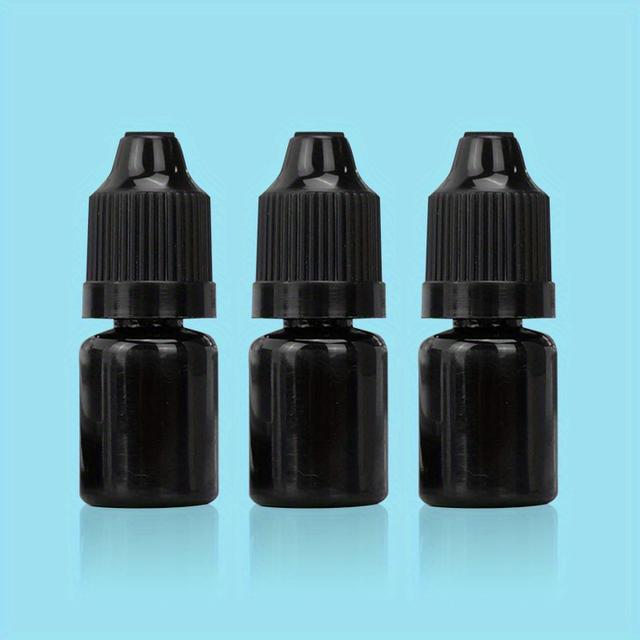 TEMU 1/3pcs 5ml Rolling Stamp Refill Ink Ink Messy Code Confidential Seal Refill Black Ink